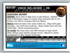 2010 Bowman Chrome #BCP150 Vince Belnome Prospects Green X-Fractors