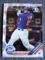 2019 Bowman Draft Chrome #BDC-92 Tim Tebow New York Mets Baseball Card