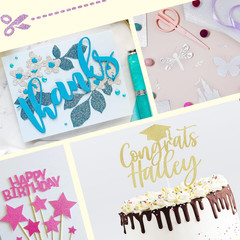 Glitter Cardstock Sheets 11.5×8 Inches 60 Double Sided Paper for Crafts and