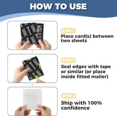 Ding Defend 510-Pack Card Protectors – Lightweight, Reusable, Rounded Corners