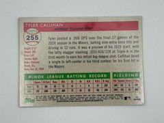 2025 Topps Chrome Platinum Tyler Callihan #255 Blue Sparkle (RC) 150/199
