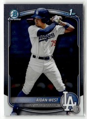 2025 Bowman Draft #BDC-6 Aidan West Chrome RC