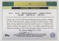 2024 Topps Chrome Blue Refractor /250 Andrey Rublev #34 Rookie RC 1cc7