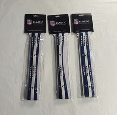 Houston Texans NFL Headbands 3-Pack Elastic Anti Slip Head Band Set