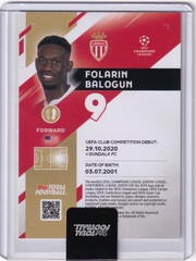 2025-26 Topps Total Football Folarin Balogun /99 USNMT #1990 COLOR MATCH