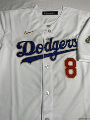 Los Angeles Dodgers Enrique &lsquo;Kike&rsquo; Hernandez #8 Woman&rsquo;s Gold Collection Jersey