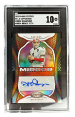 2022 Certified Mirror Signatures Bronze #59 Jeff George Auto /75 SCG 10 PSA