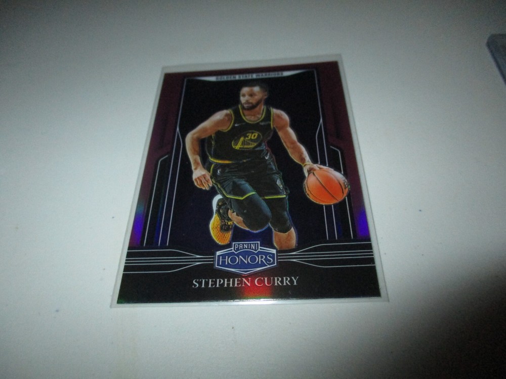 Stephen Curry 2021-22 Panini Chronicles Honors Pink Prizm #684