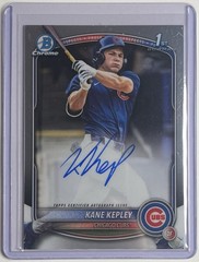 2025 Bowman Draft Kane Kepley Chrome 1st Auto Prospect #CPA-KK Chicago Cubs
