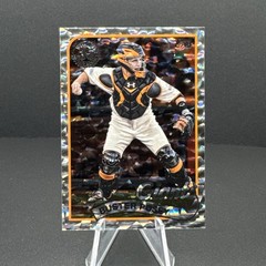 2024 Topps Series 1 Buster Posey 35th Anniversary Silver Crackle Foil Board