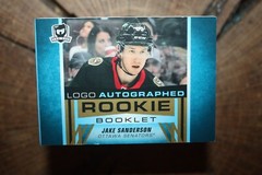 2022-23 UD THE CUP JAKE SANDERSON ROOKIE LOGO AUTO PATCH HOCKEY CARD 3/3