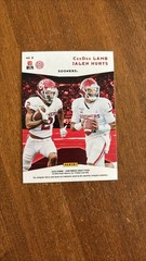 Hurts Lamb 2020 Contenders Connections Rookie #2 Sooners Cowboys Eagles RC