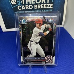 2025 Bowman Draft – Chrome Eli Willits #BDC-1 Laser Refractor (RC)