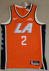 Authentic 2025-26 Nike LA Clippers Leonard NBA Swingman Jersey City Edition L 48