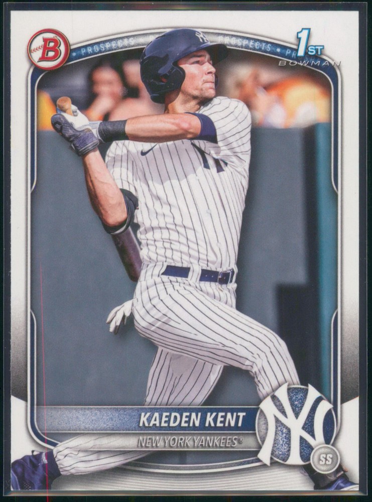 2025 Bowman Draft #BD-65 Kaeden Kent New York Yankees