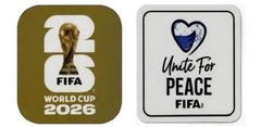FIFA 2026 World Cup Unite For Peace Patch Football Soccer