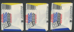 Vintage empty sports cards wrappers lot baseball football basketball Topps Fleer