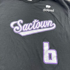 Sacramento Kings Shirt Size XL Sactown 6 Sixth Man Fans NBA Tee Black