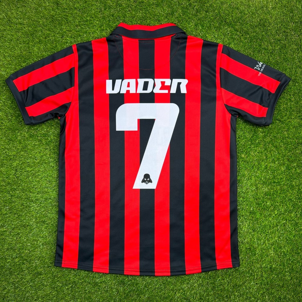 Star Wars Camisa de Futbol Retro, Vader #7 (Talla Grande)