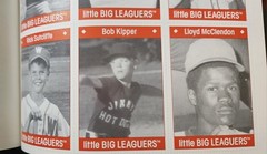 1990 little BIG LEAGUERS Book W/44 Cards Inside