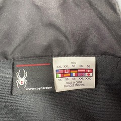 Spyder Jacket Mens 2XL Gray SPIRE Sports + Entertainment Softshell Full Zip