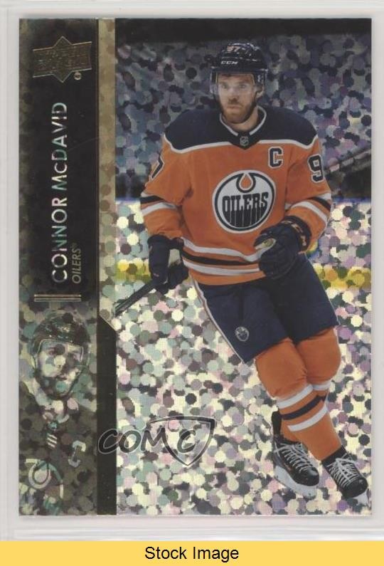 2021-22 Upper Deck Series 1 Speckled Rainbow Foil Connor McDavid #73 READ 0t9q