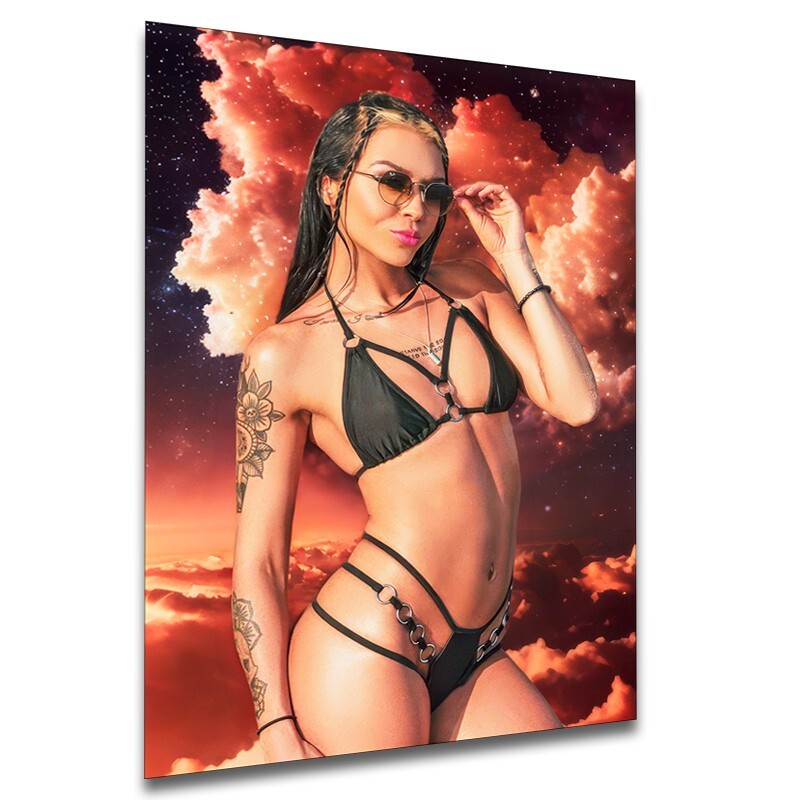 CORA JADE WWE Wrestling Model Diva ACEO Art Print Card by RoStar #3/7
