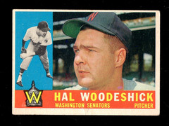 1960 TOPPS #454 HAL WOODESHICK SENATORS