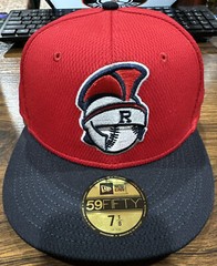 Rome Braves New Era 59FIFTY Alternate On Field Fitted Cap Hat Size 7 1/8 Atlanta