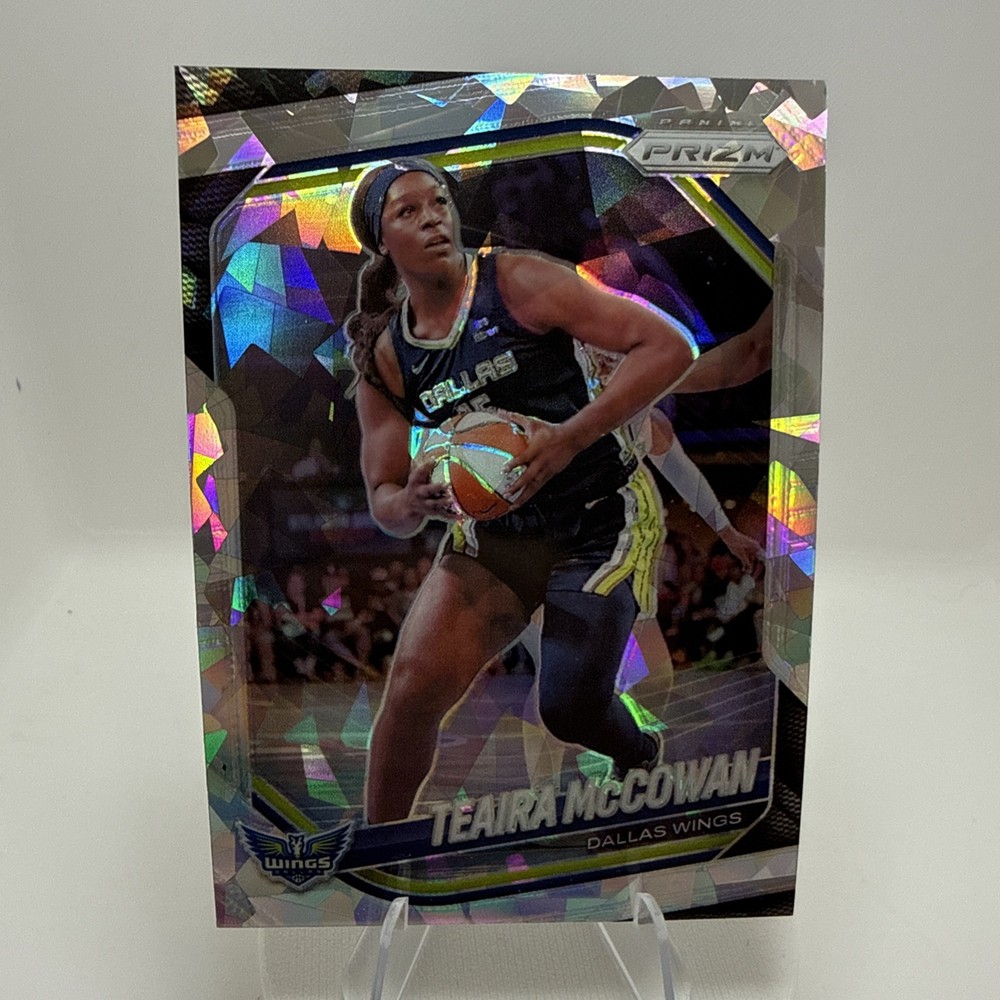 2025 Teaira McCowan, Dallas Wings Panini Prizm WNBA Card #48 Ice