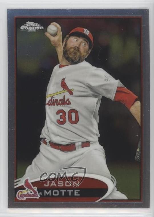 2012 Topps Chrome Jason Motte #88 2u3