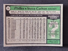 1979 Topps #25 Steve Carlton HOF Philadelphia Phillies CRISP NM-MT OR BETTER