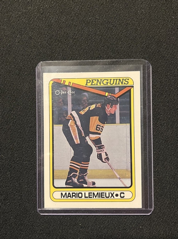 1990-91 O-Pee-Chee OPC #175 MARIO LEMIEUX 🔥 MINT SHARP CENTERED 🔥COLOR 🔥