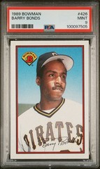1989 Bowman Barry Bonds #426 PSA 9