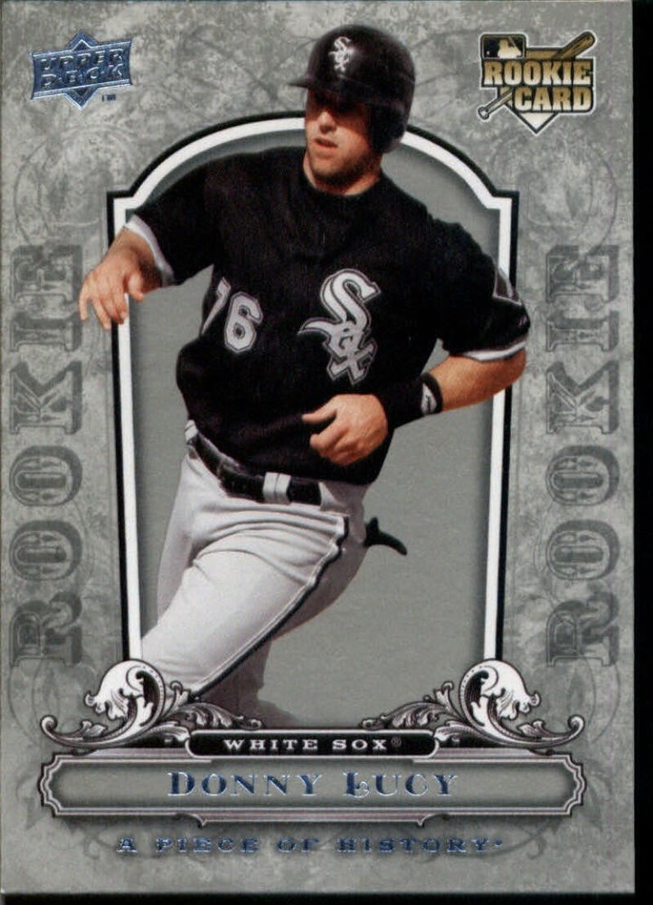 2008 UPPER DECK A PIECE OF HISTORY #109 DONNY LUCY RC ROOKIE CHICAGO WHITE SOX B