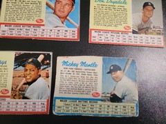 1962 Post Cereal Baseball Lot- 113 Cards -W/ Mantle Aaron Clemente Mays – Loaded