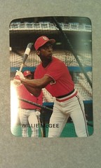 Willie Mcgee St Louis Cardinals Photos by Rob Broder #23 RARE ODDBALL