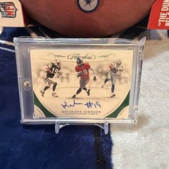 2018 Flawless Career Progressions Keyshawn Johnson Auto 1/2