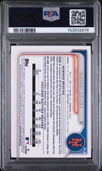2024 1st Bowman Draft Sapphire Carson Benge #BDC-28 Mets PSA 10 GEM LOW POP 58!