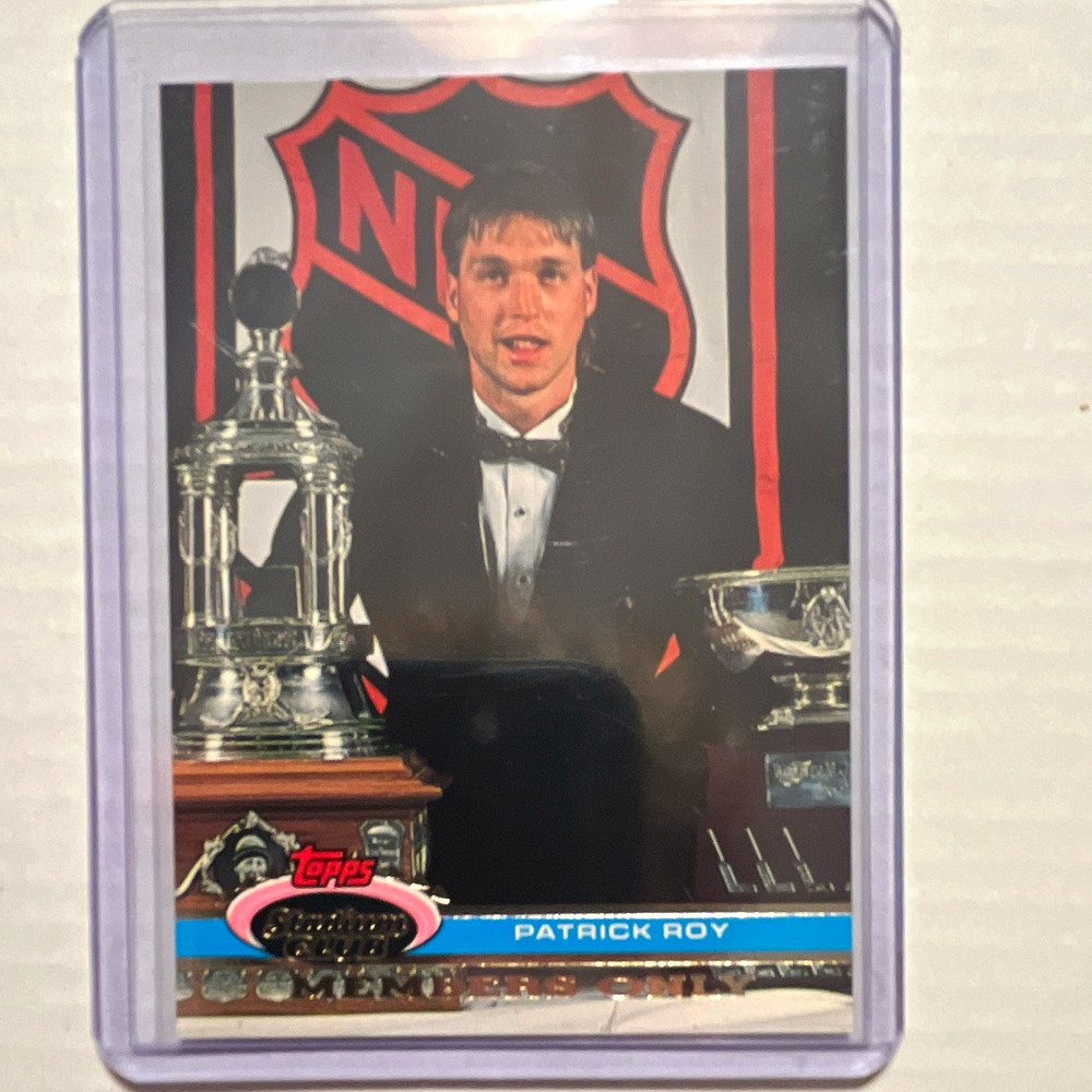 Topps 1991 Stadium Club Members Only Patrick Roy SP2 Montreal Canadiens NHL