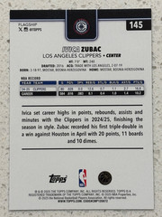 2025-26 Topps NBA Ivica Zubac Season Tip Off #145 Los Angeles Clippers