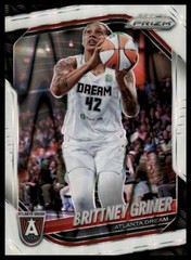 2025 Panini Prizm WNBA #46 Brittney Griner White Seismic Prizms