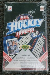 1990-91 Upper Deck Hockey Factory Sealed High Ser. Box Find Jaromir Jagr Bure RC
