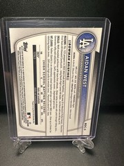 AIDAN WEST 2025 Bowman Draft #BDC-6 1st Sapphire Refractor