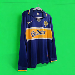 BOCA Jr. HOME 96/97 – Blue – MARADONA # 10 – LARGE (Run Small) – Jersey Retro