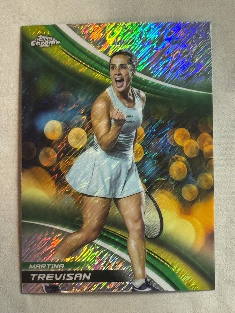 2025 Topps Chrome Tennis Shimmer Refractor Martina Trevisan #151