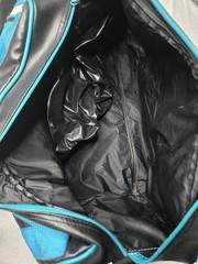 Vintage 90s Charlotte Hornets NBA Basketball Duffle Gym Bag Teal/Black/White
