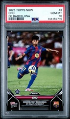 2025 Topps Now DRO #3 FC Barcelona PSA 10