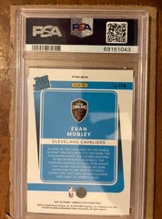2021-22 Donruss Optic Rated Rookie Evan Mobley RC Blue Velocity Prizm PSA 9