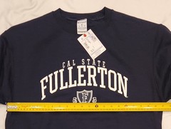 Champion Cal State Fullerton Navy Adult Medium Sweatshirt NCAA